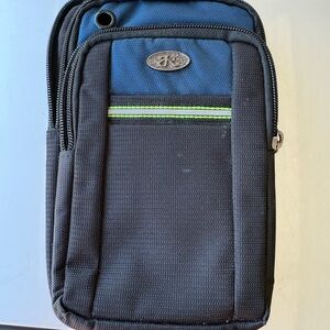Stylish Black and Blue Men's Bag